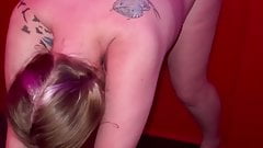 Amateur takes multiple creampies at the gloryhole – sloppy!