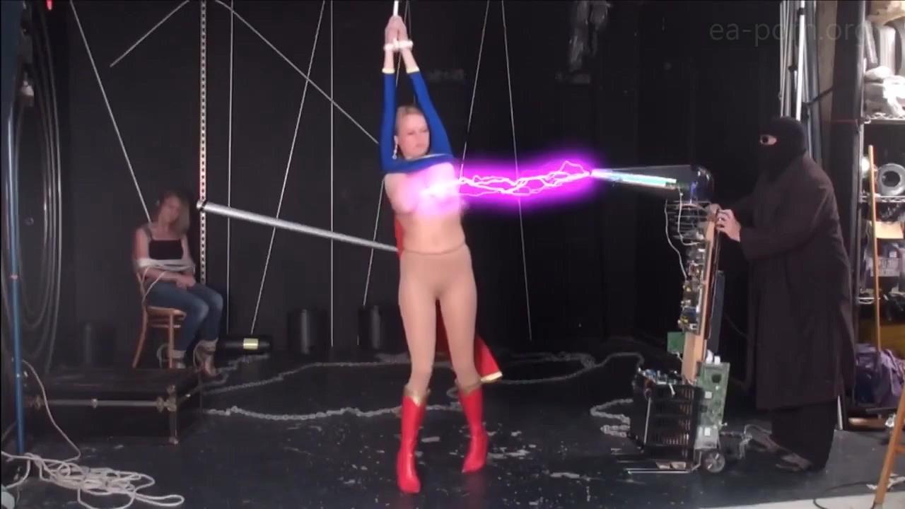 Superheroine Supergirl Captured Bound And Humiliated By Thug